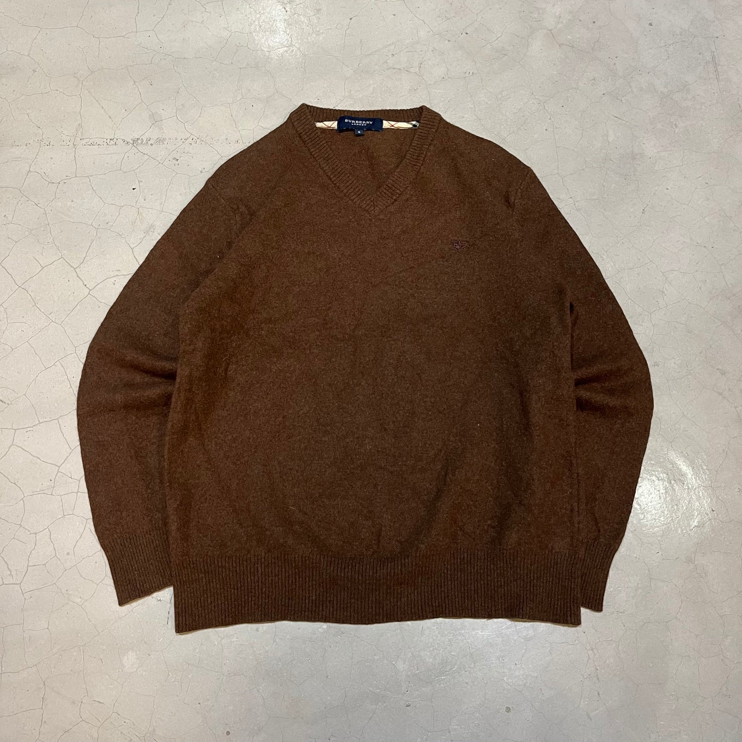 Vintage Burberry Women’s Wool Sweater