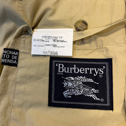 Vintage Burberry Beige Light Bomber Jacket