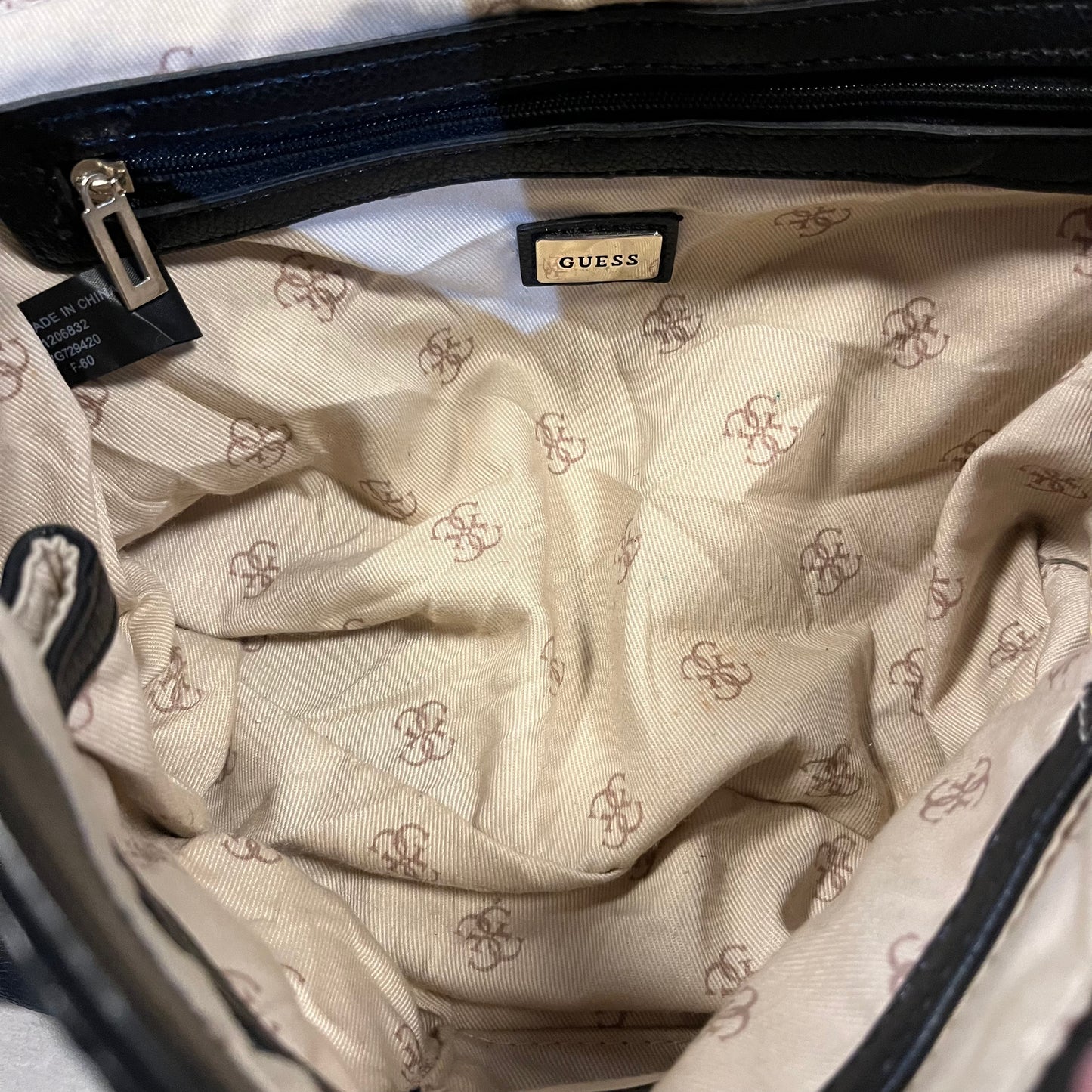 Guess Black Faux Leather Bag