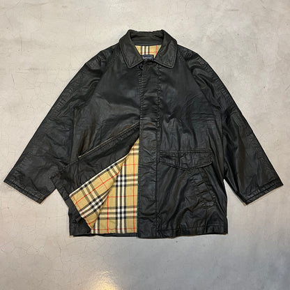 Vintage 90’s Burberry Black Oversized Jacket