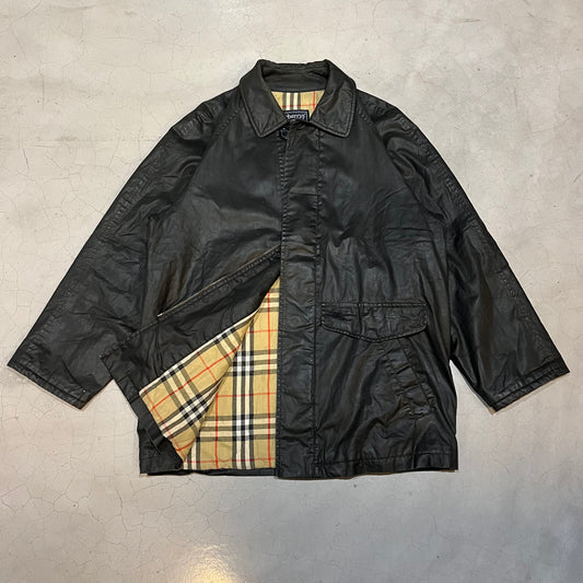 Vintage 90’s Burberry Black Oversized Jacket