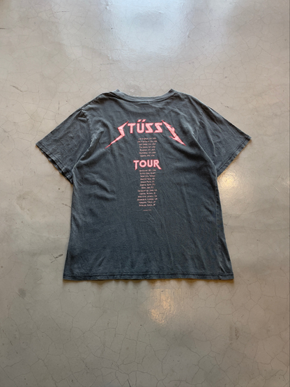 Stussy Metallica Font Tour Tee