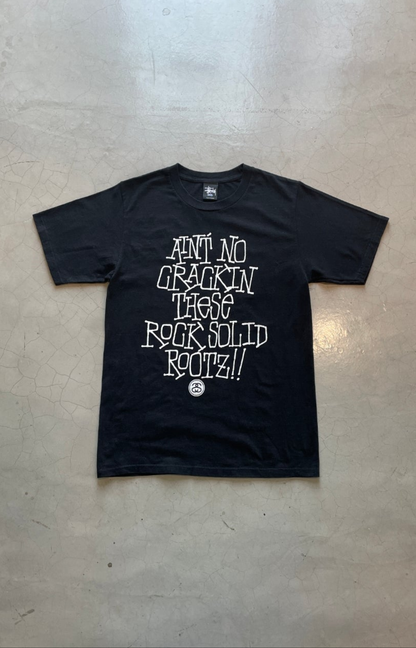 Stussy "Aint No Crackin These Rock Solid Rootz" Tee