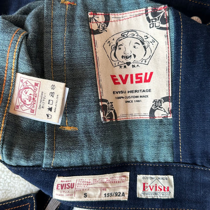 Evisu Womens Sherpa Denim Jacket (DEADSTOCK)