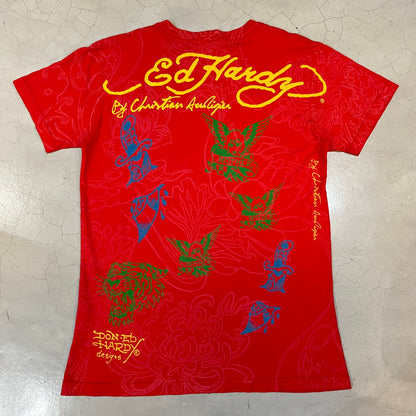Vintage Y2K Ed Hardy White Tiger T-Shirt (DEADSTOCK)
