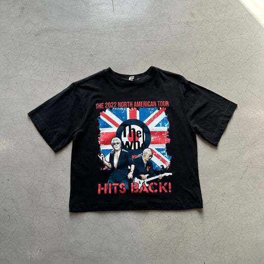 Vintage The Who Hits Back! Cropped T-shirt