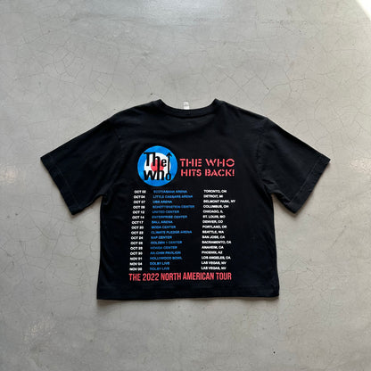 Vintage The Who Hits Back! Cropped T-shirt