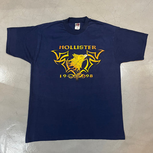 Vintage 1998 Hollister Independence Day Rally T-Shirt (Navy Blue)