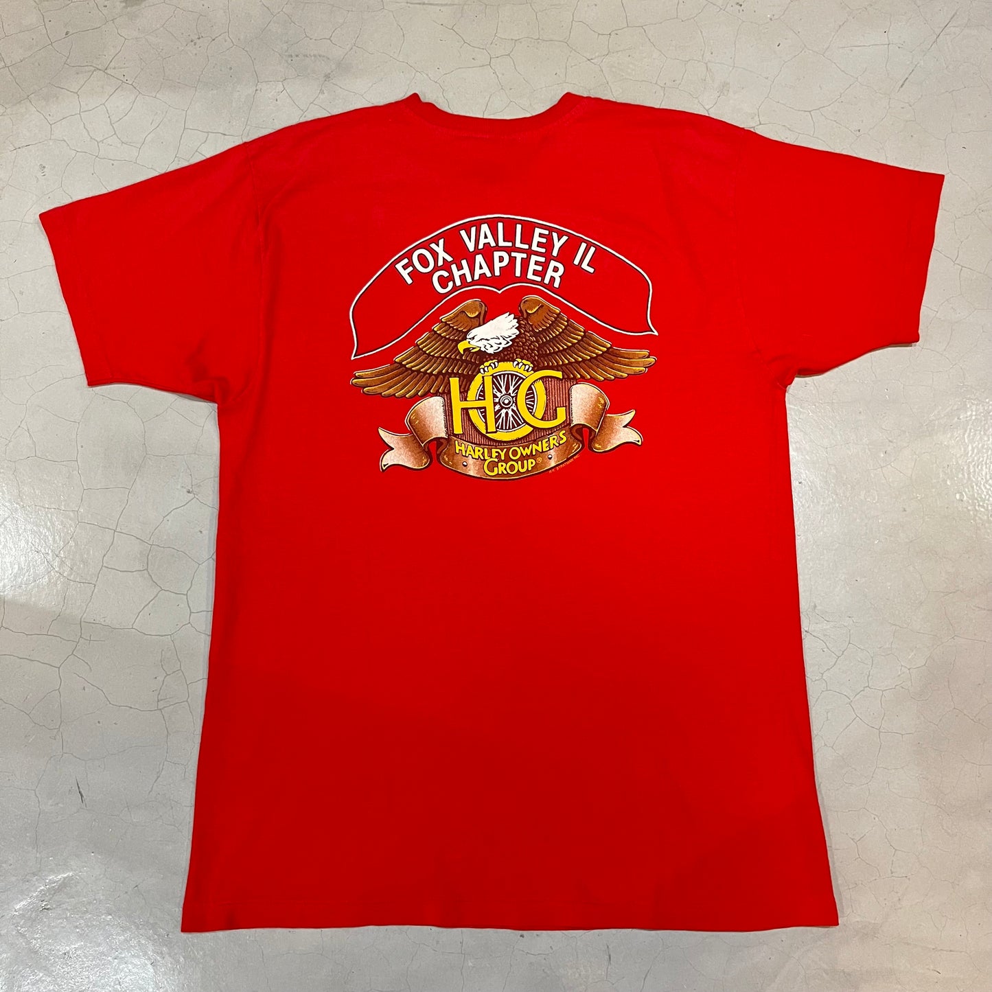 Vintage 90s Harley Davidson Owner's Group Fox Valley T-Shirt