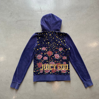 Navy Blue Juicy Couture Velour Hoodie