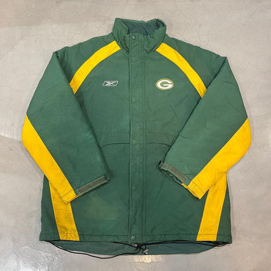 Vintage Reebok Green Bay Packers Coat
