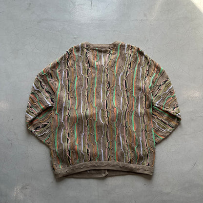 Vintage 90s COOGI Knit Button Up
