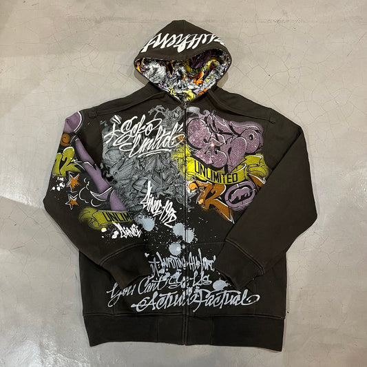 Vintage Y2K Ecko Unlimited Rawthentic Reversible Hoodie