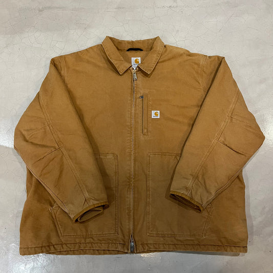 Carhartt Beige Zip-Up Jacket