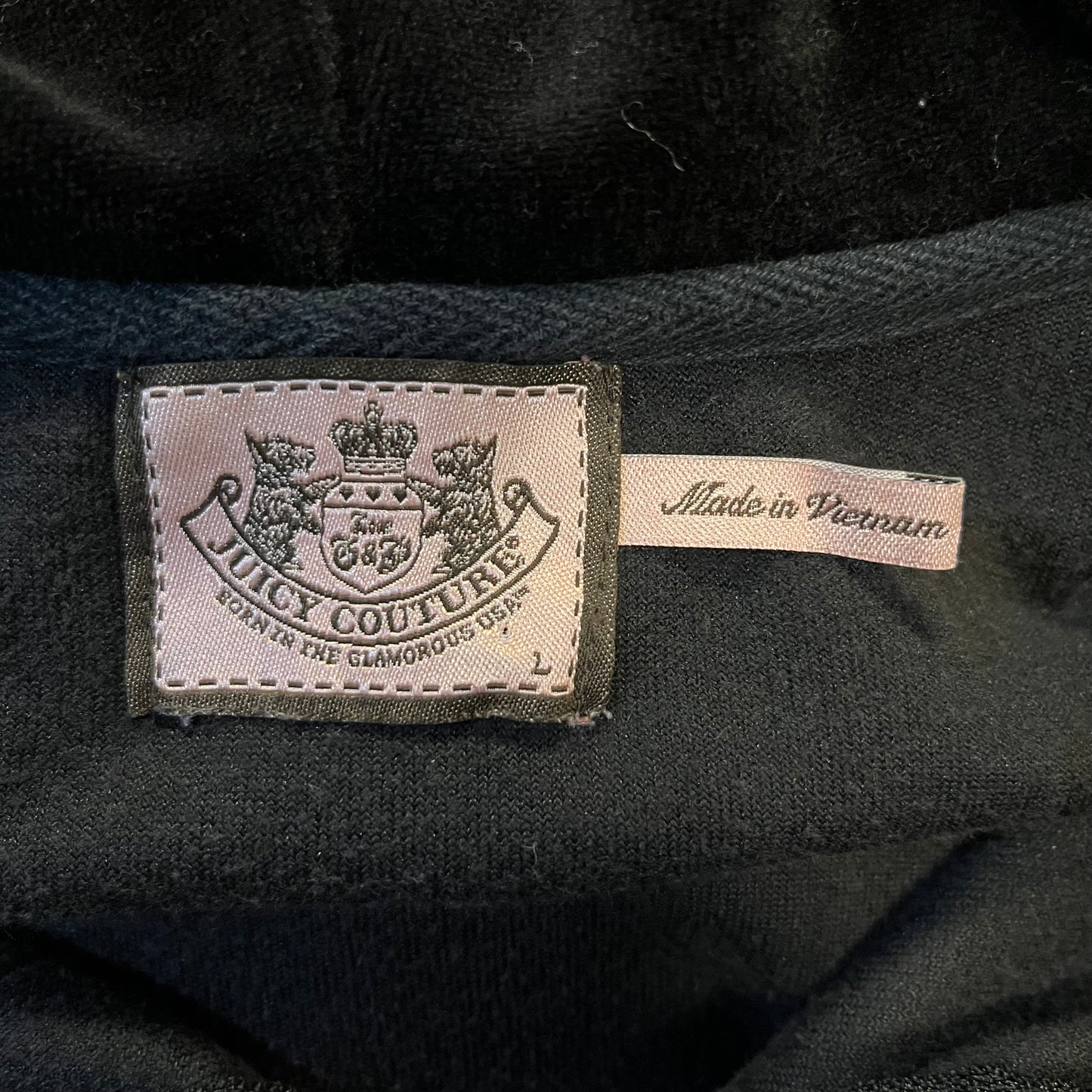 Vintage Y2k Juicy Couture Dog Design Zip-Up Jacket