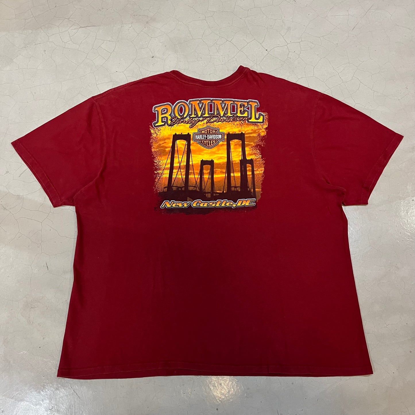 Harley Davidson Rommel Back Print T-Shirt