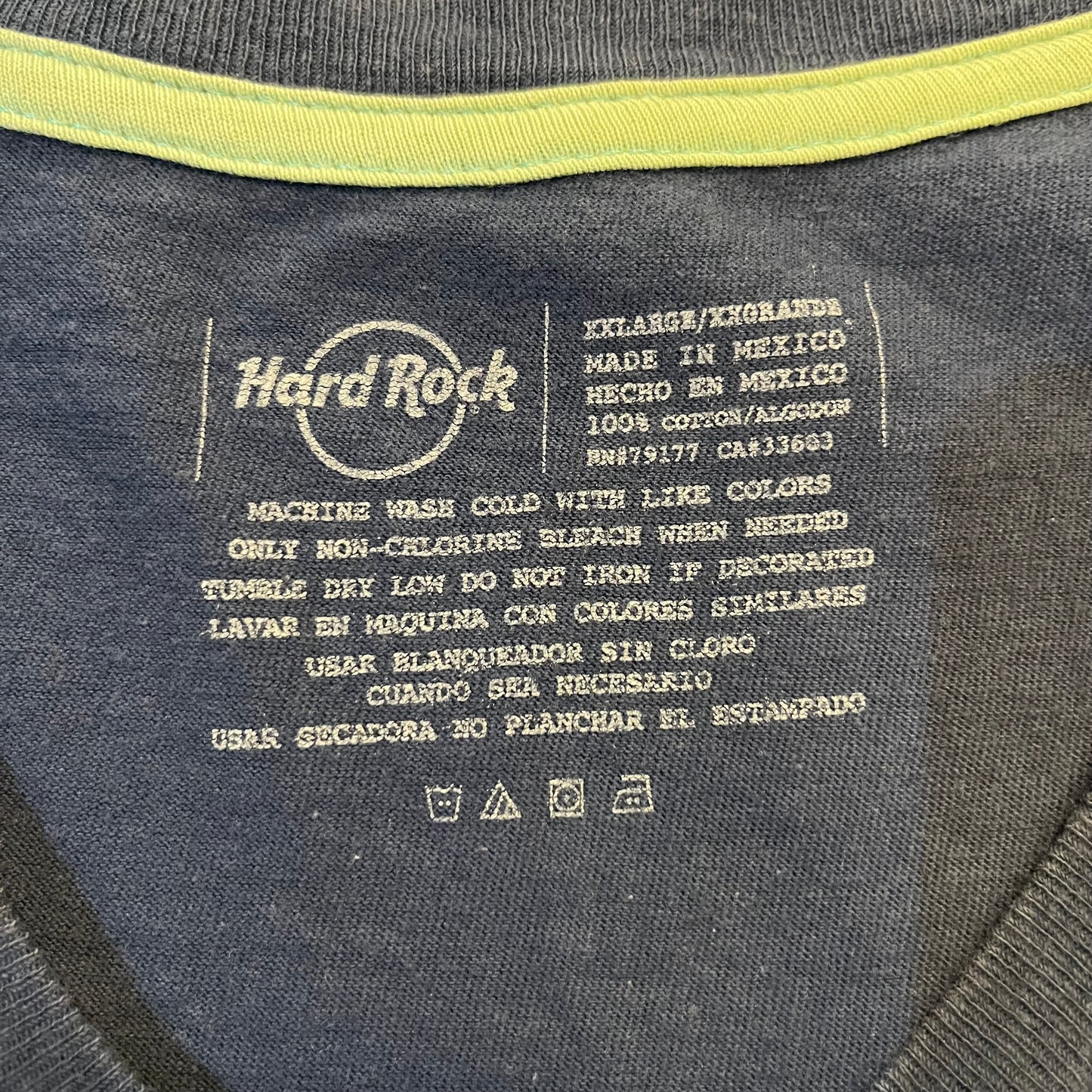 Hard Rock Cafe Myrtle Beach Back Print T-Shirt