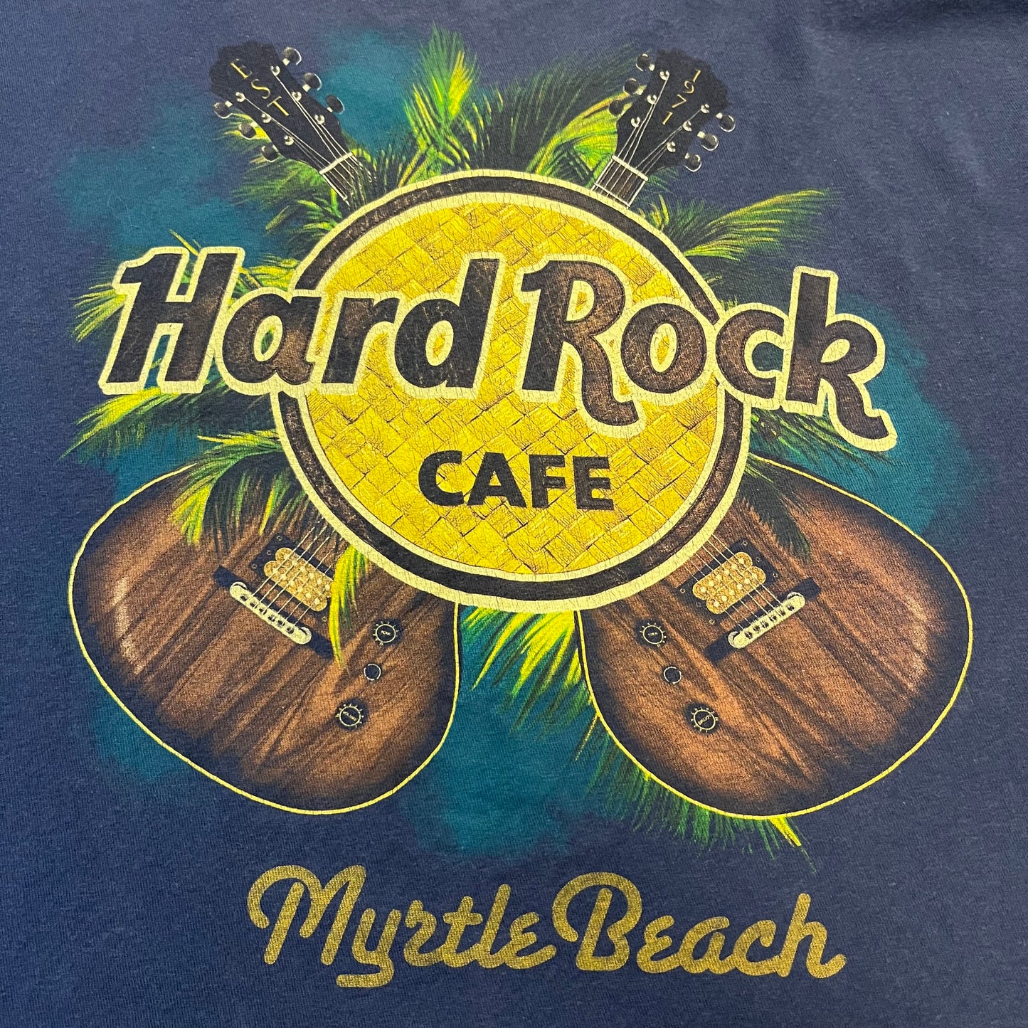 Hard Rock Cafe Myrtle Beach Back Print T-Shirt