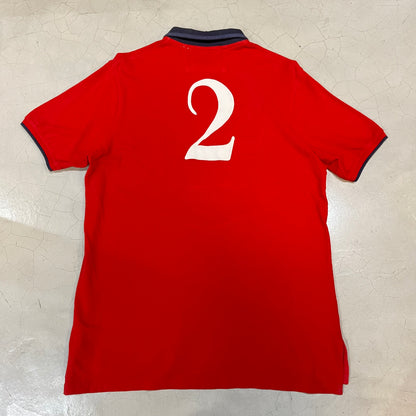 Ralph Lauren Riders & Jockeys Red Gold Polo