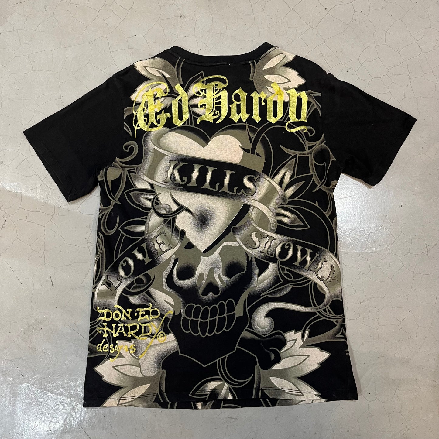 Christian Audigier Ed Hardy Love Kills Slowly T-Shirt