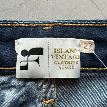 Fifi Al Shakar x Island Vintage Reworked Denim Capris