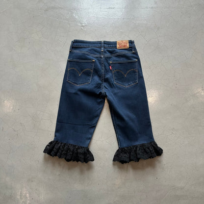 Fifi Al Shakar x Island Vintage Reworked Denim Capris