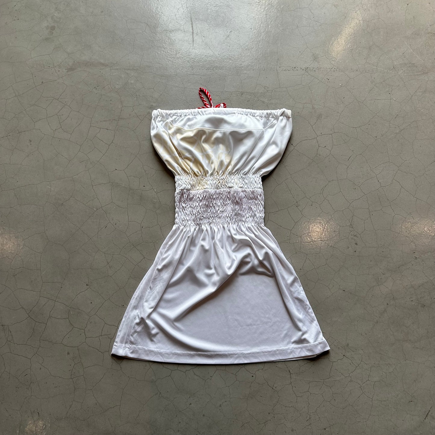 Fifi Al Shakar x Island Vintage Reworked Sports Top (White)