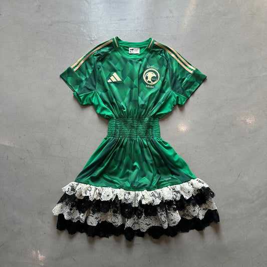Fifi Al Shakar x Island Vintage Reworked Saudi Football Dress