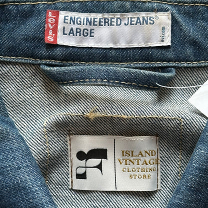 Fifi Al Shakar x Island Vintage Reworked Cowgirl Dark Denim Jacket