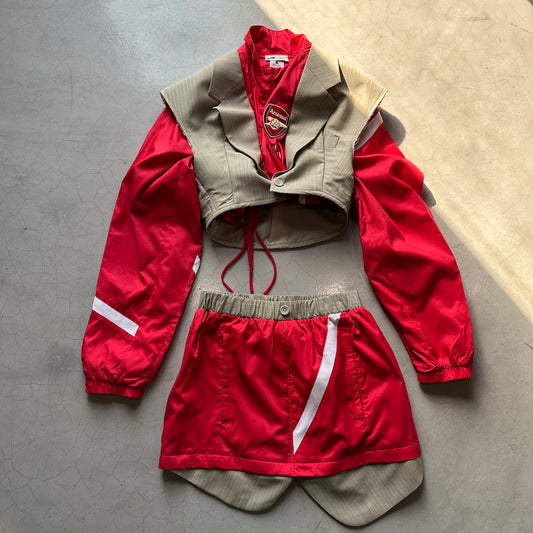 Fifi Al Shakar x Island Vintage Reworked Arsenal Suit Set