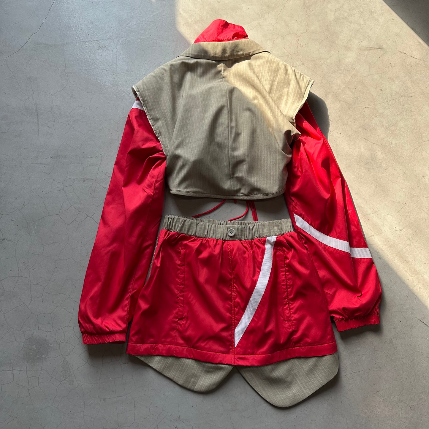 Fifi Al Shakar x Island Vintage Reworked Arsenal Suit Set