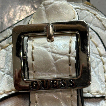Vtg Guess White Handbag