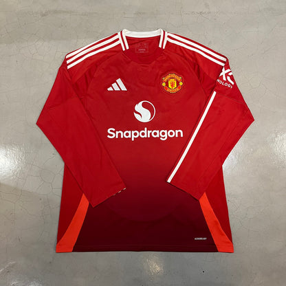 Manchester United Home Long Sleeve Jersey (Garnacho) (DEADSTOCK)