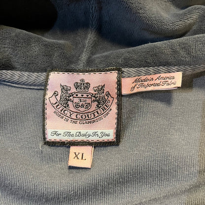Gray Juicy Couture Zip-Up Hoodie