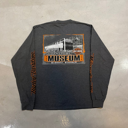 Vintage Harley Davidson Museum Longsleeve Shirt