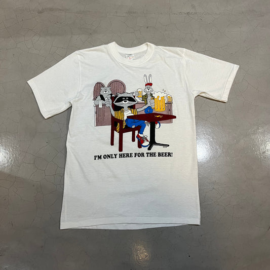 Vintage 90s I'm Only Here For The Beer T-Shirt