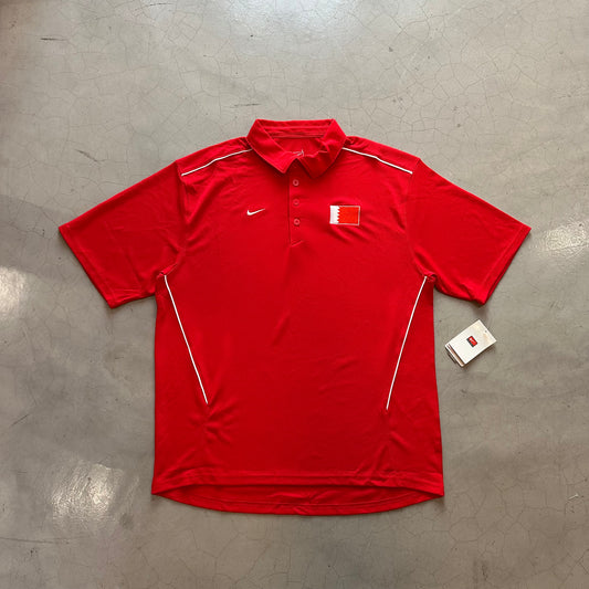 Vtg 2000's DEADSTOCK Bahrain NIKE Team Polo