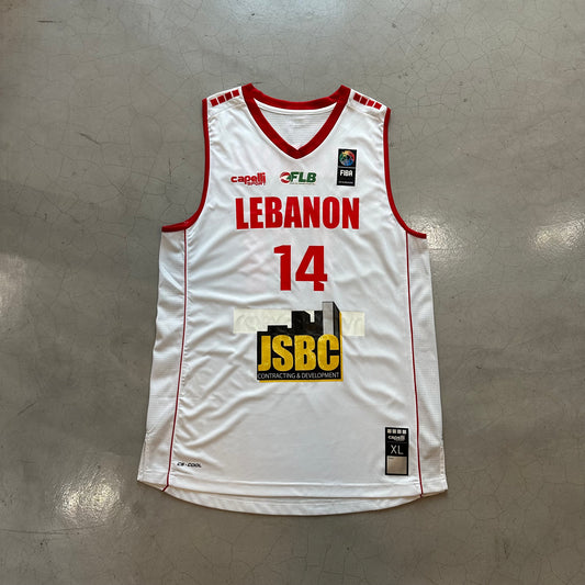 2021 Lebanon GAME WORN Basketball Jersey
