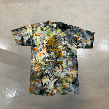 Vtg Harley Davidson Kuwait Tie Dye Tee