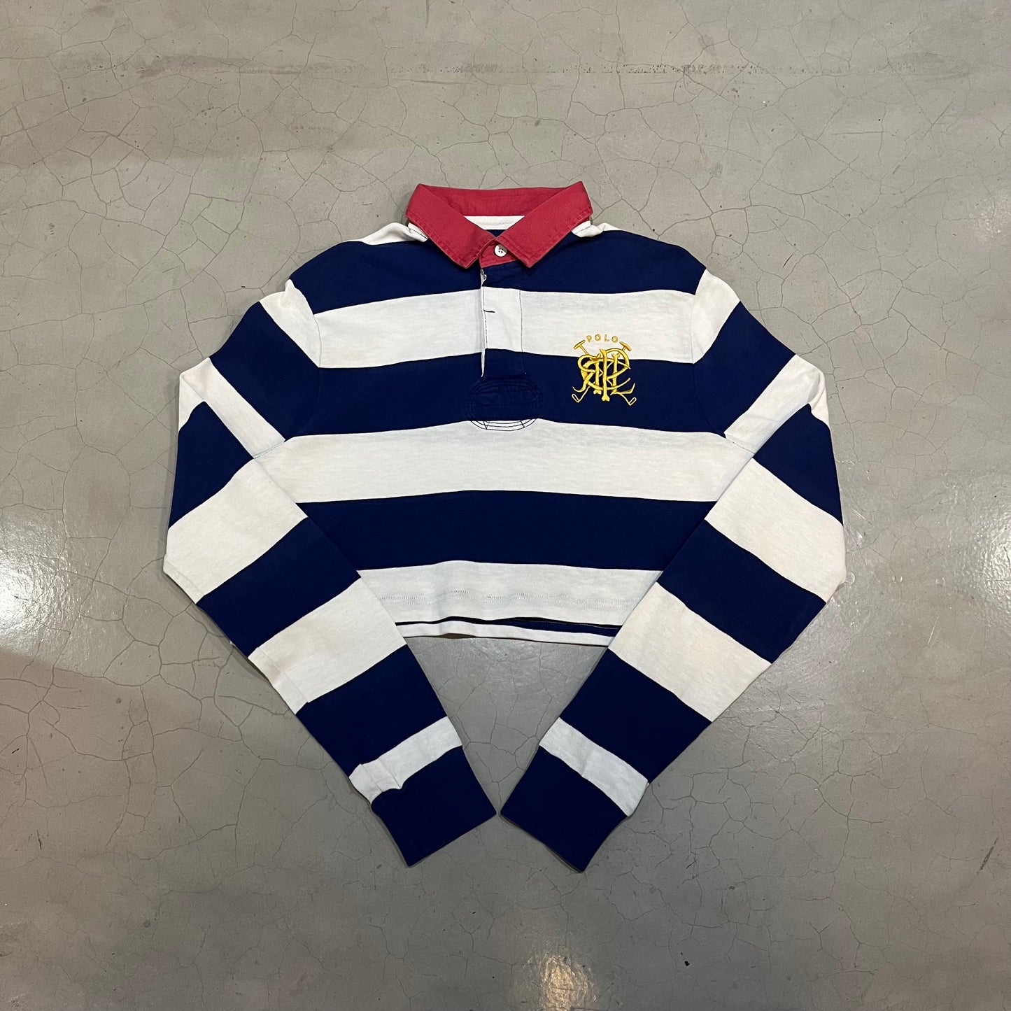 Vintage Ralph Lauren Rugby Polo CROPPED Shirt
