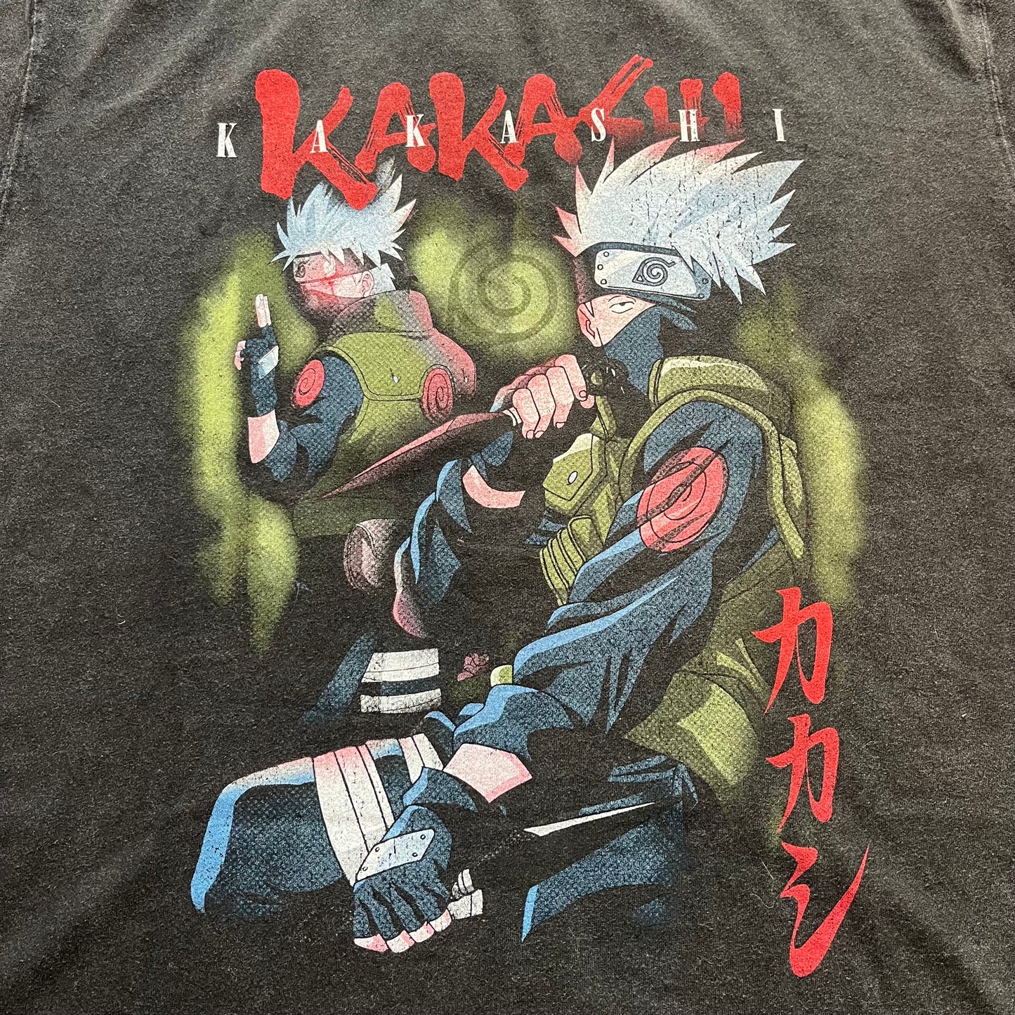 Naruto Kakashi Sensei Goat Crew T-shirt