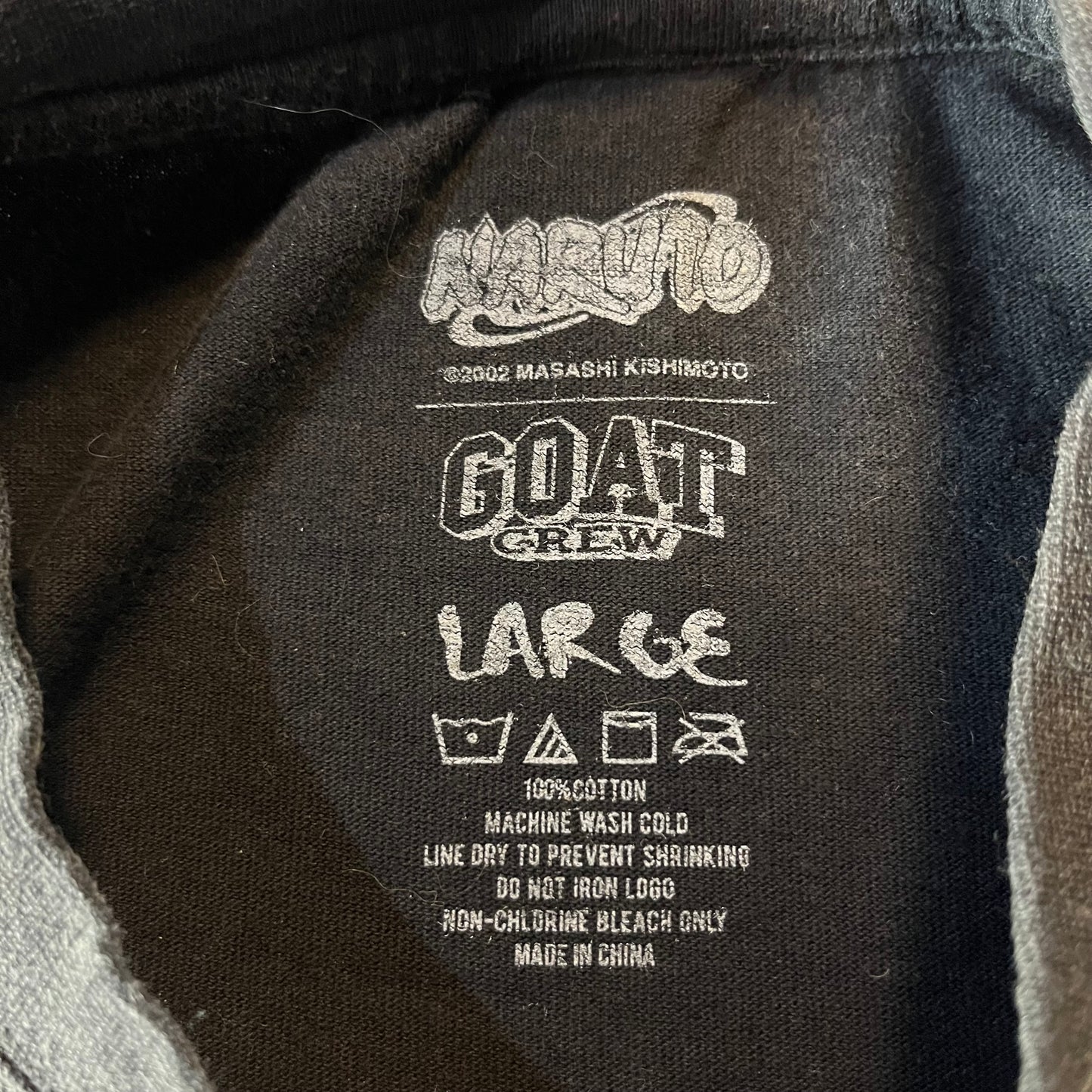 Naruto Kakashi Sensei Goat Crew T-shirt