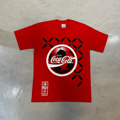 Vtg 90's Coca Cola Euro 96 Tee