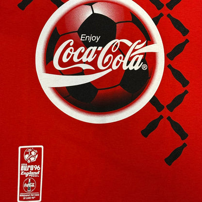 Vtg 90's Coca Cola Euro 96 Tee