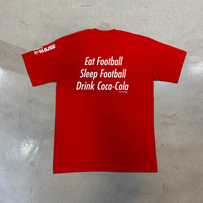 Vtg 90's Coca Cola Euro 96 Tee
