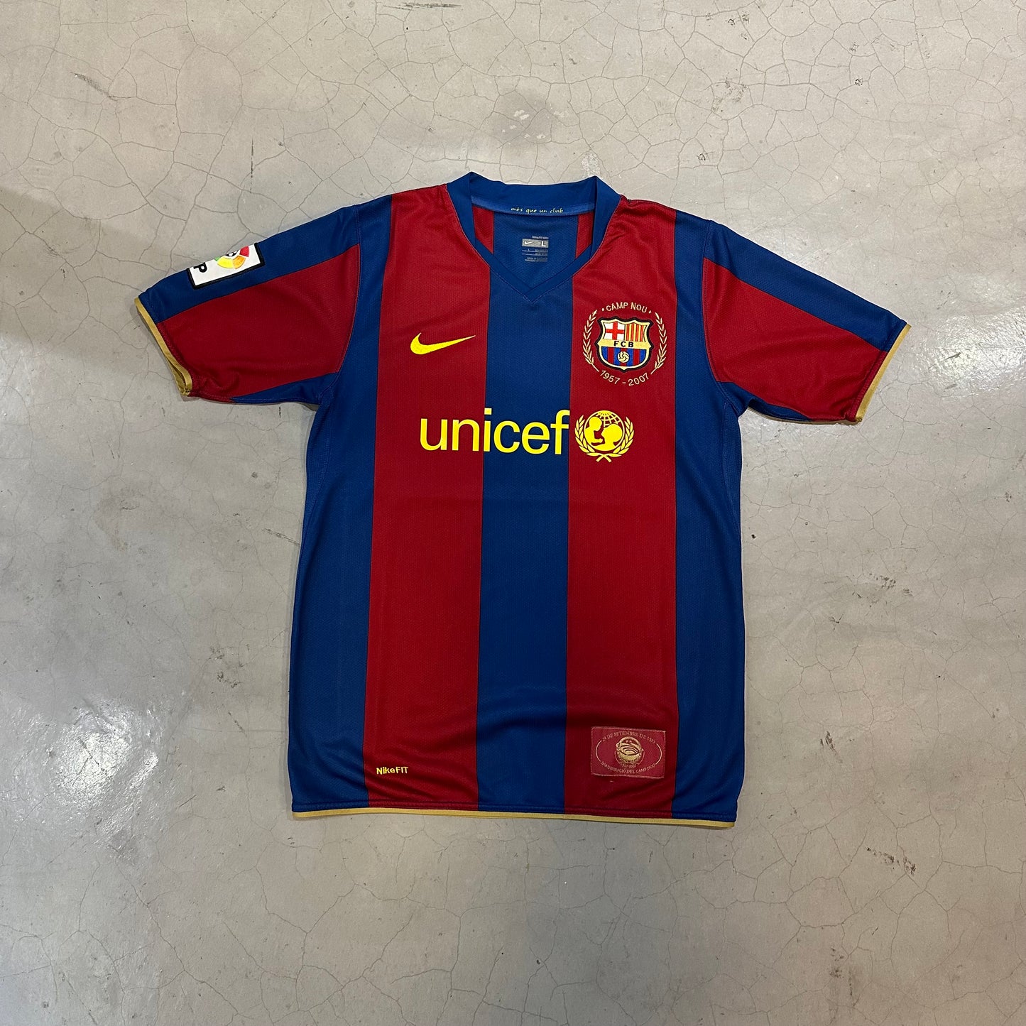 FC Barcelona 2007-08 Home Youth Kit