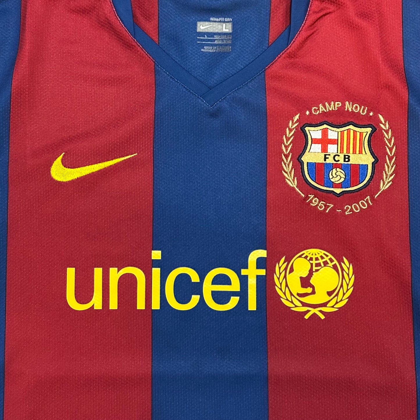 FC Barcelona 2007-08 Home Youth Kit