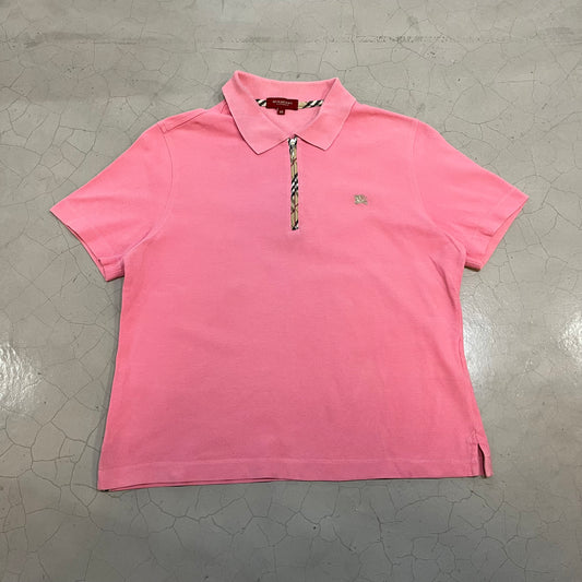 Vintage Burburry Pink Polo Shirt