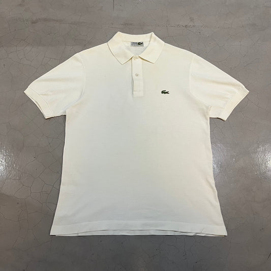 Vintage Lacoste White Polo Shirt