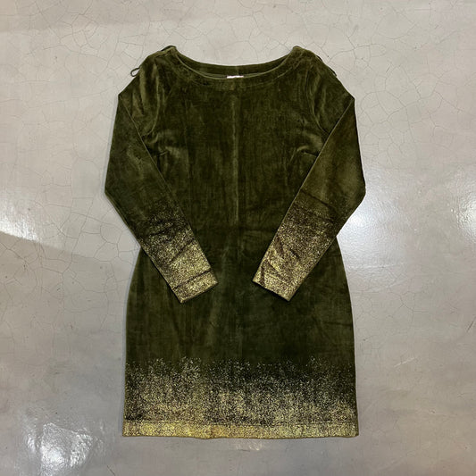 Green Juicy Couture Velour Dress